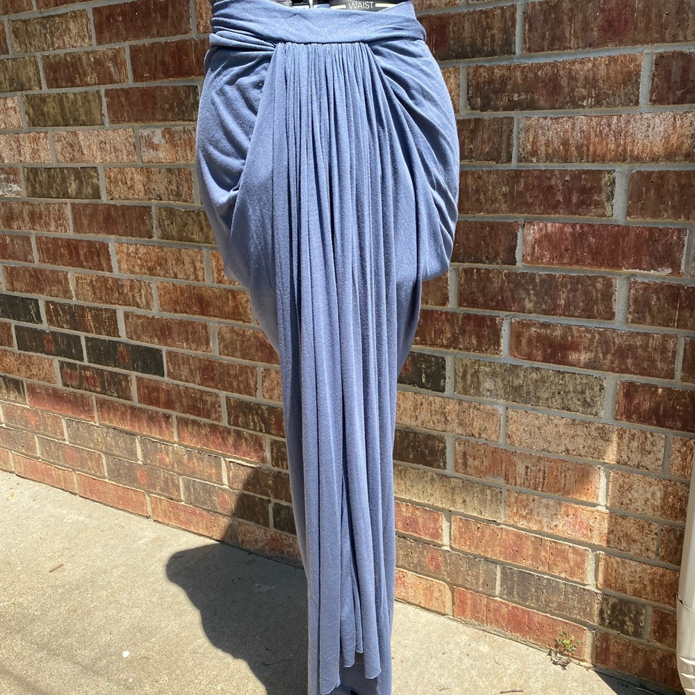 Rick Owens Lillies Skirt in Slate Blue